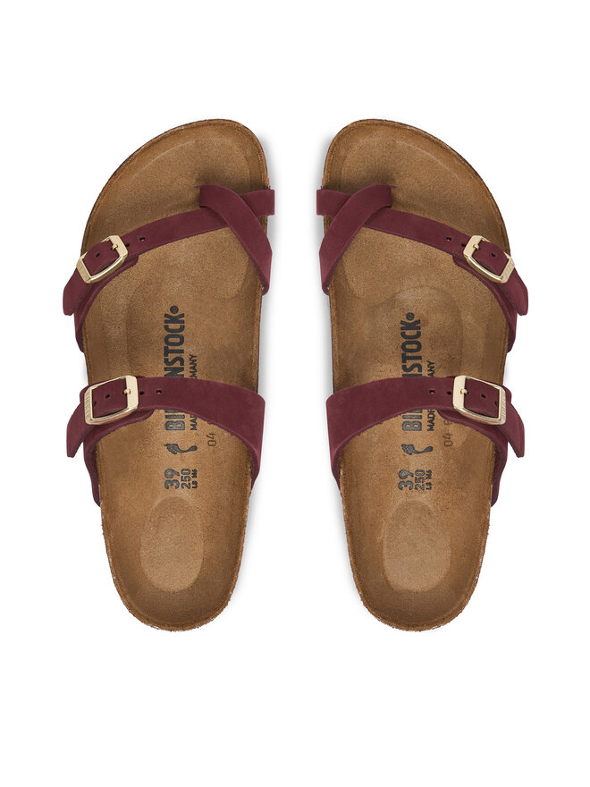 Birkenstock Zehentrenner Birkenstock Mayari 1032984 Dunkelrot