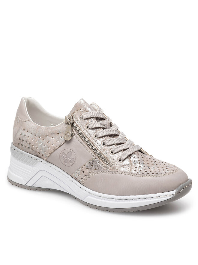 Rieker Αθλητικά Rieker N4327-80 Ασημί