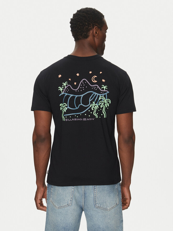 Billabong Billabong Camiseta EBYZT00296cz Negro Regular Fit