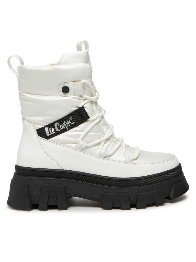 Lee Cooper Botki Lee Cooper LCJ-24-47-3142LA Biały