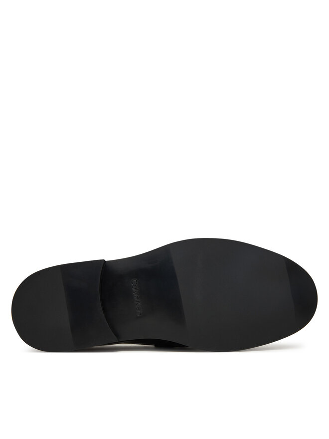 Calvin Klein Slipper Calvin Klein Ess Rubber Band Loafer Lth HM0HM01923 Schwarz