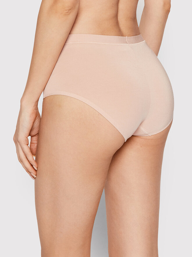 Triumph Triumph Klasične spodnje hlačke z visokim pasom Smart Natural 10211539 Bež