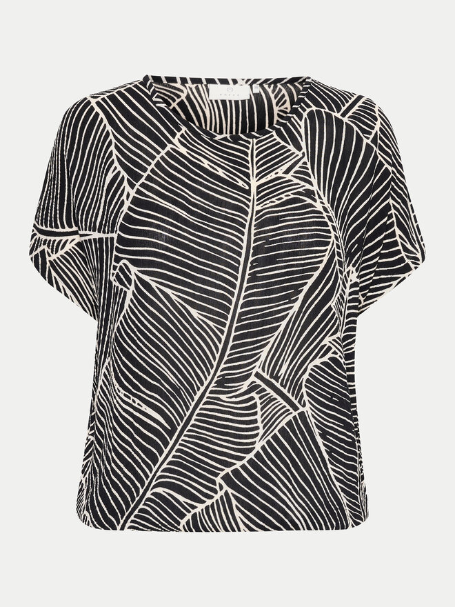 Kaffe Kaffe Блузка Amber 10508257 Чорний Relaxed Fit