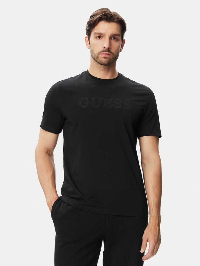 Guess Guess Футболка 183088 Чорний Classic Fit