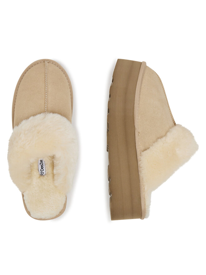 DeeZee Пантофи DeeZee DZ-AW12 Бежов