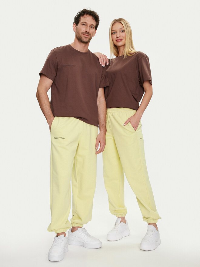 Pangaia Pangaia Camiseta 365 With C-Fiber Marrón Regular Fit