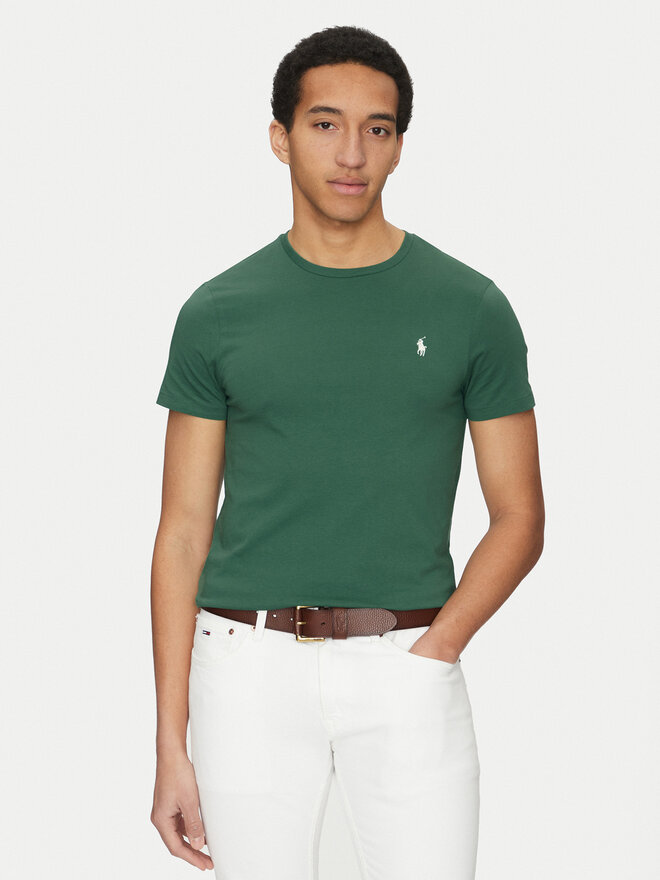 Polo Ralph Lauren Polo Ralph Lauren Camiseta 710671438422 Verde Slim Fit