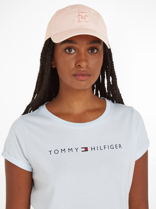 Tommy Hilfiger Бейсболка Tommy Hilfiger Beach Summer Soft Cap AW0AW16170 Рожевий