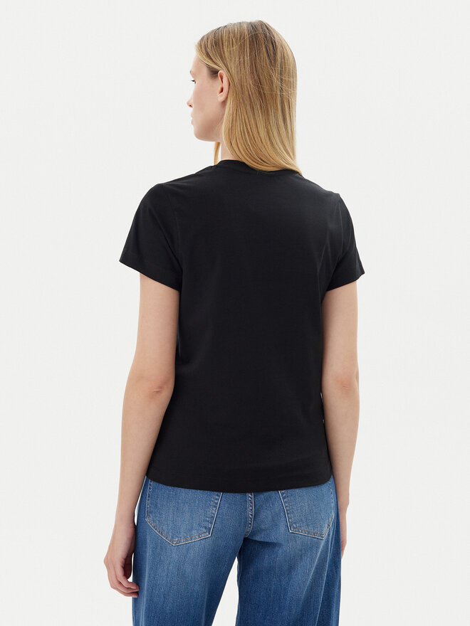Guess Guess Marškinėliai V4YI21 KCDH1 Juoda Slim Fit