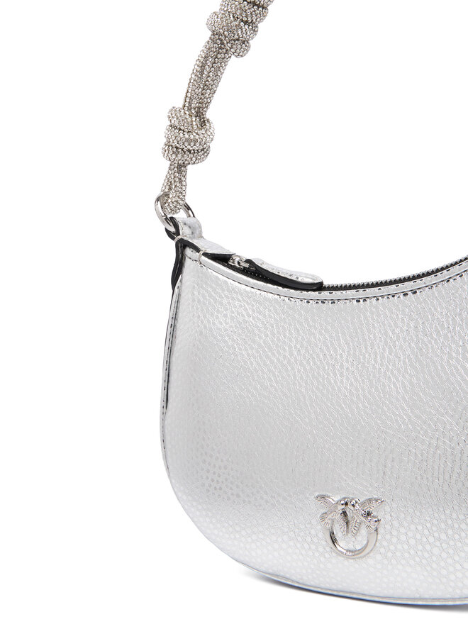 PINKO Сумка PINKO Half Moon Baby C + Manico Al 25-26 PLTT 105913 A2WD Срібний
