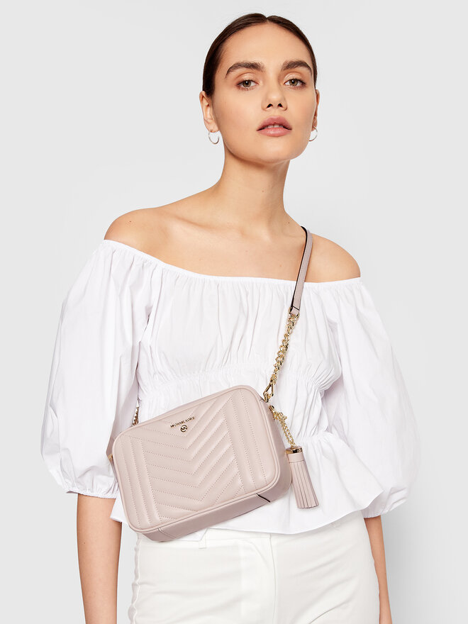 Handtasche MICHAEL Michael Kors Jet Set Charm 32H9LT9M2T Beige eschuhe