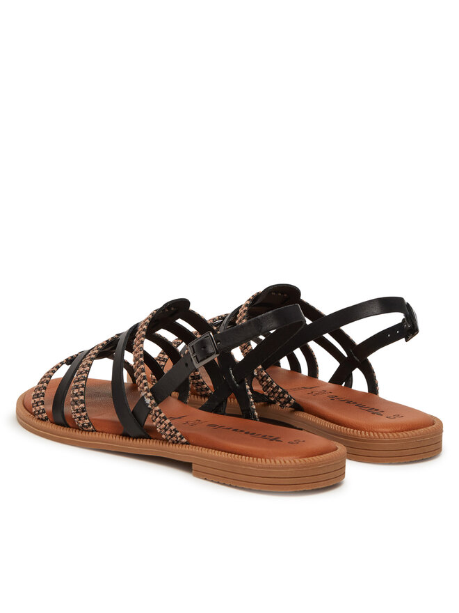 Tamaris Sandały Tamaris 1-28104-44 Czarny