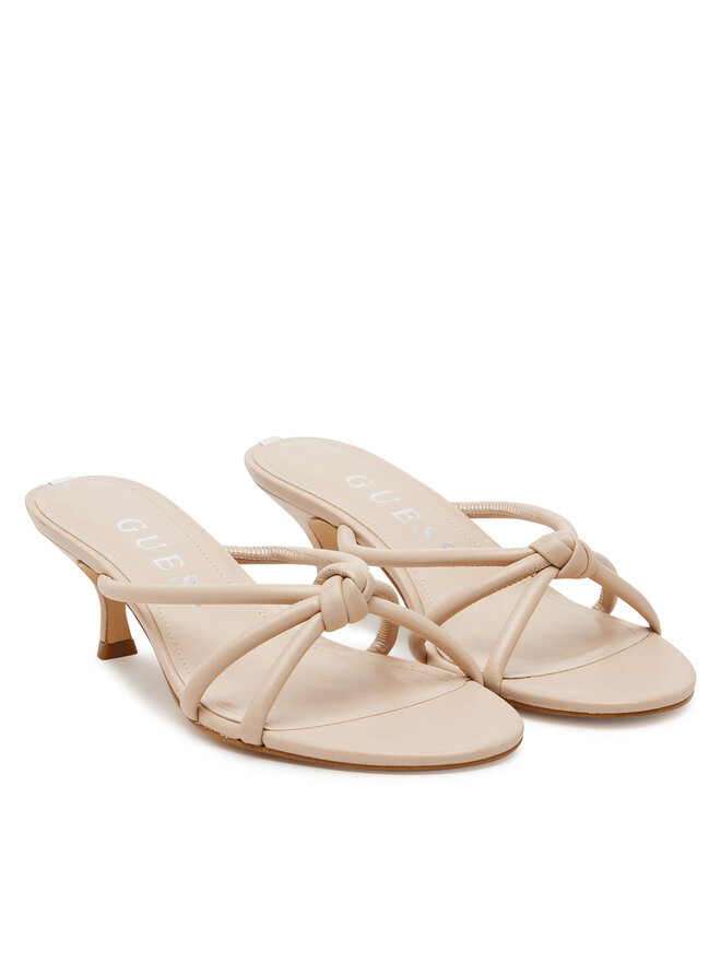 Guess Klapki Guess FLJGARLEA03 Beżowy