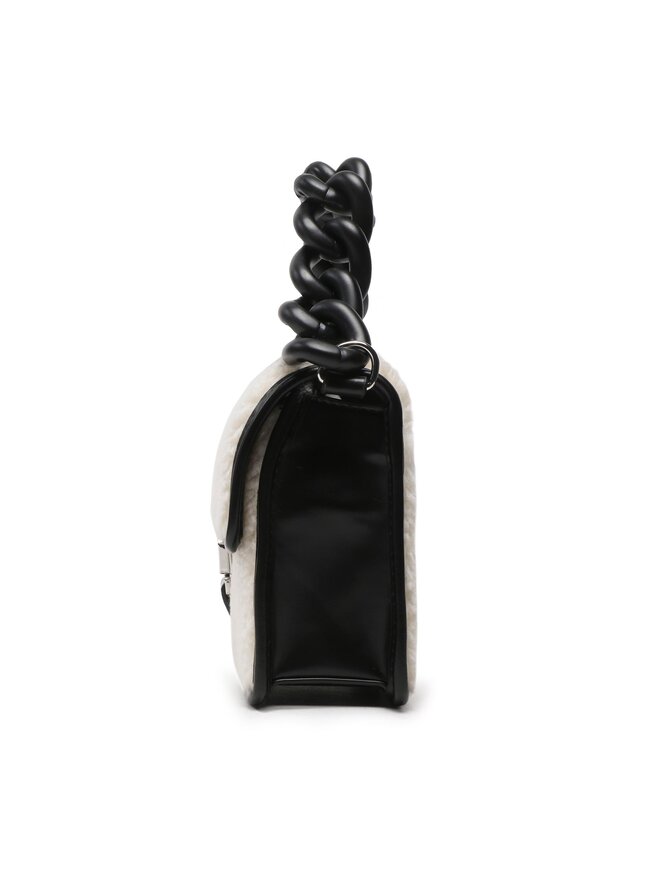 Tommy Jeans Ročna torba Tommy Jeans Tjw Item Chain Crossover Sherpa AW0AW14067 Bela