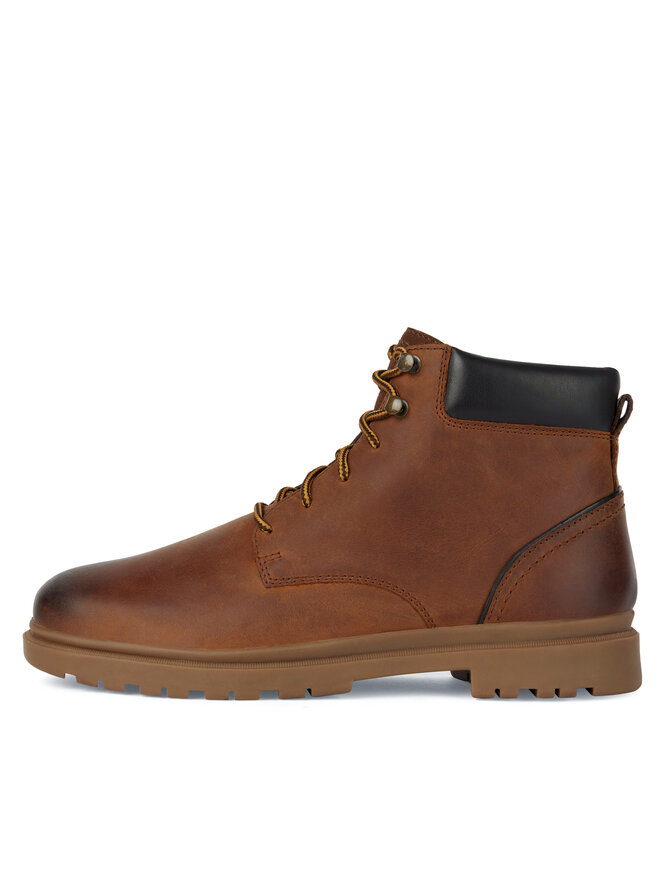 Geox Schnürschuhe Geox U Andalo U36DDA 000FF C6003 Braun