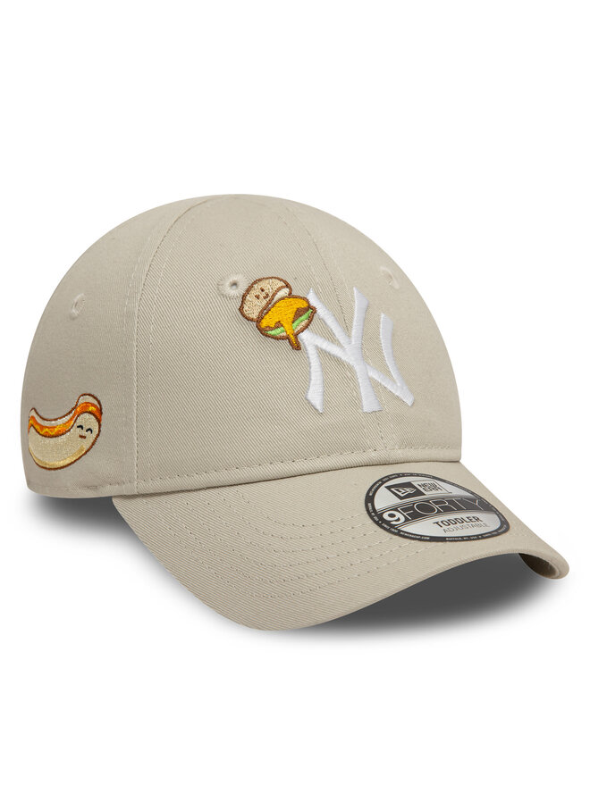 New Era Czapka z daszkiem New Era Jr Icon 9FORTY New York Yankees 60595414 Beżowy