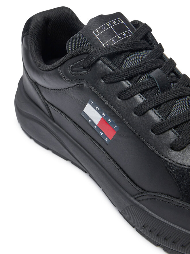 Tommy Jeans Sneakersy Tommy Jeans Runner EM0EM01445 Čierna