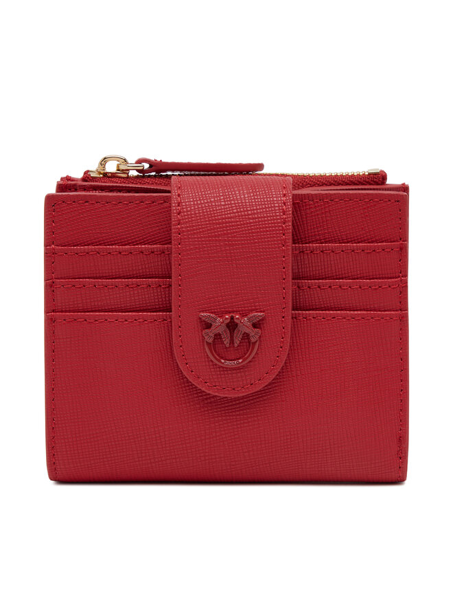 PINKO Mały Portfel Damski PINKO Multi Purpose Wallet PE 25 PCPL 103610 A29P Czerwony