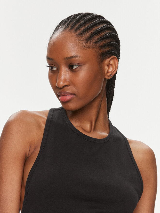 Calvin Klein Swimwear Calvin Klein Swimwear Felső KW0KW02481 Fekete Slim Fit