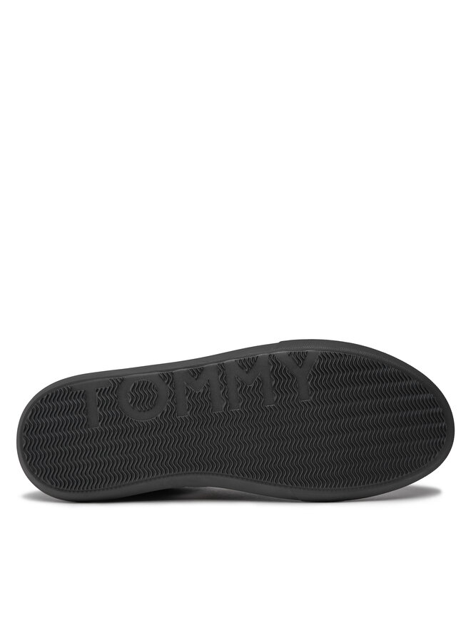 Tommy Hilfiger Снікерcи Tommy Hilfiger Essential Leather Cupsole FM0FM04921 Чорний