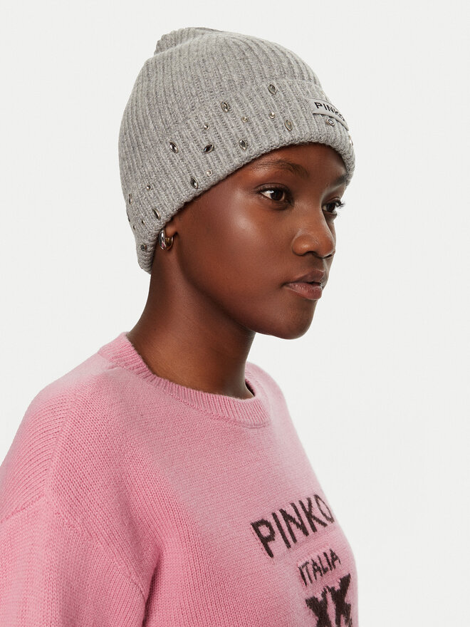 PINKO Σκούφος Pinko Serengeti Cuffia 104326 A27A I17 Γκρι