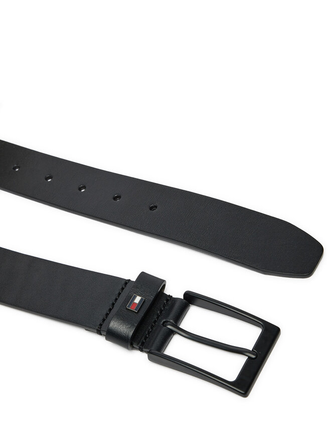 Tommy Hilfiger Cintura da uomo Tommy Hilfiger Layton AM0AM12821 Nero