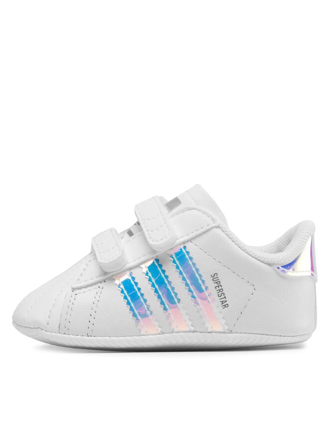 adidas Sneakersy adidas Superstar Crib BD8000 Biela