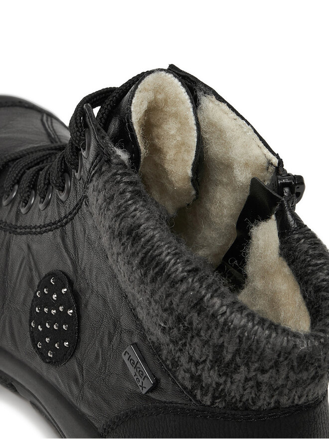 Rieker Schnürschuhe Rieker CEO-L7110-01 Schwarz