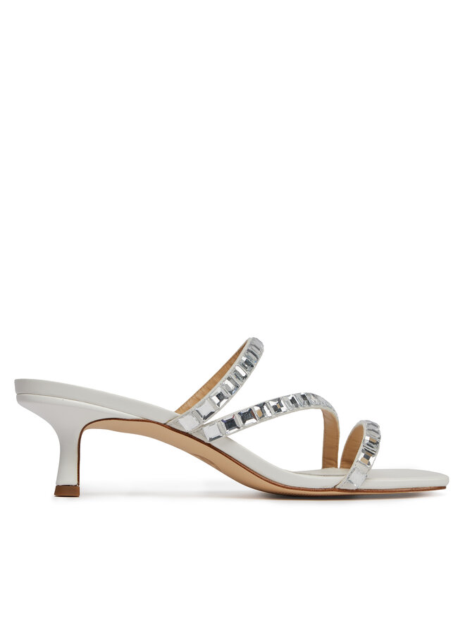 MICHAEL Michael Kors Klapki MICHAEL Michael Kors Celia Kitten Slide 40R4CIMS1S Srebrny