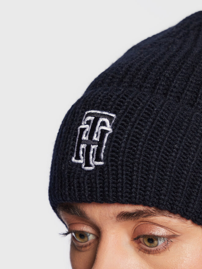 Tommy Hilfiger Căciulă Tommy Hilfiger AW0AW14032 Bleumarin
