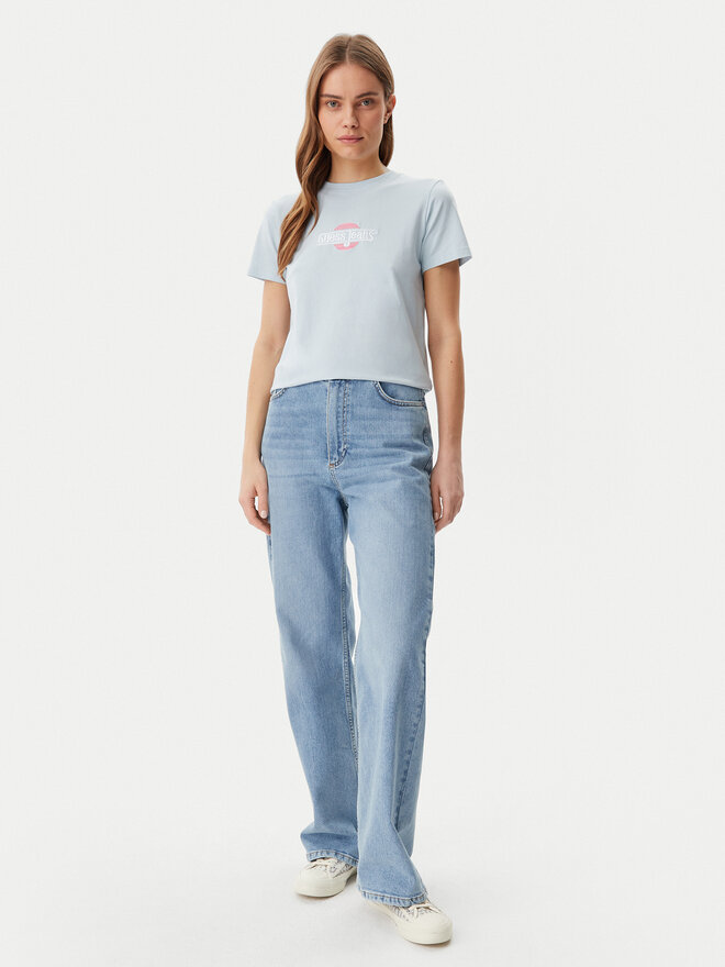Guess Jeans Guess Jeans T-Shirt W5GI26 J1314 Σκούρο μπλε Regular Fit