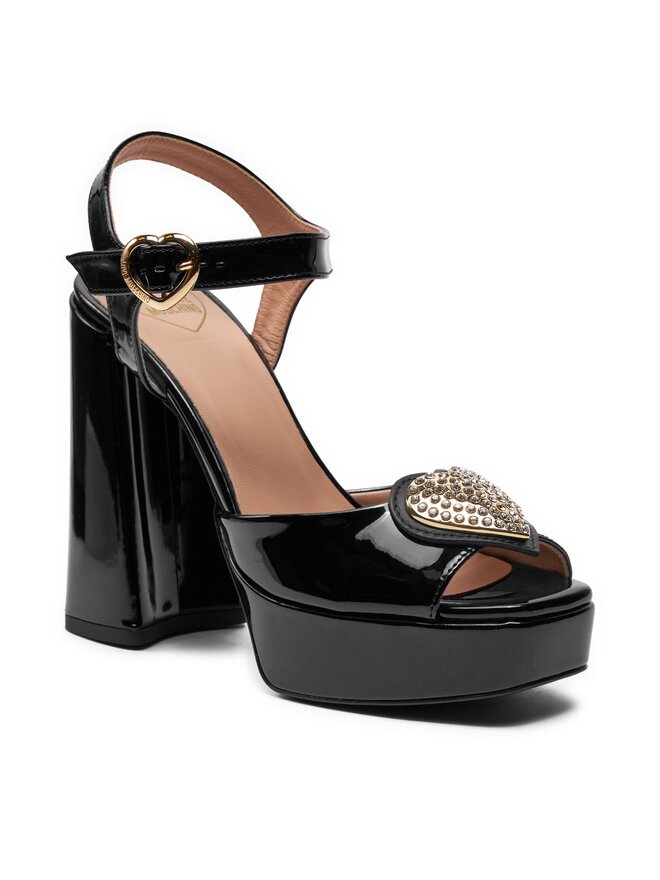 LOVE MOSCHINO Сандали LOVE MOSCHINO JA1608CG0IIH0000 Черен