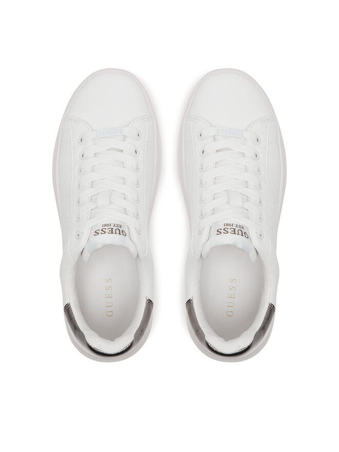 Guess Sneakers Guess FLJBIN LEA12 Alb