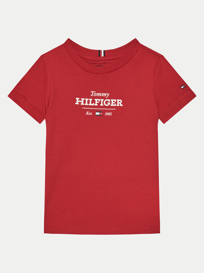 Tommy Hilfiger Tommy Hilfiger Póló KB0KB09356 M Piros Regular Fit