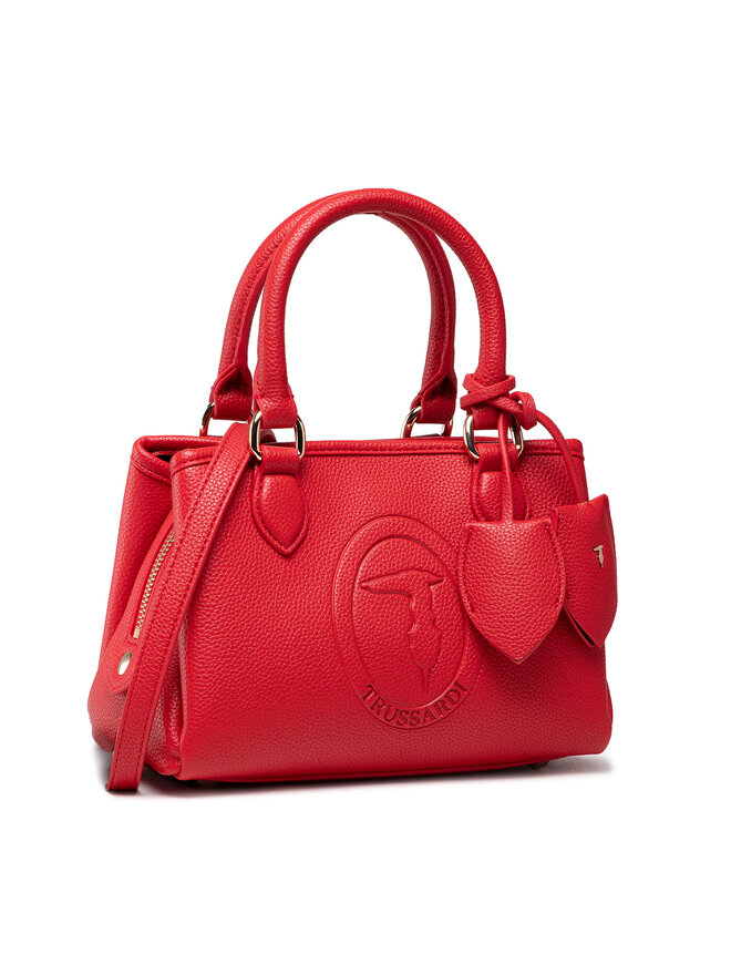 Trussardi Geantă Trussardi Pre Iris Tote Sm Stampa Cervo 75B01098 Roșu