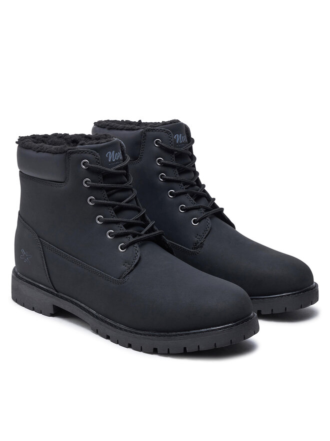 Mjuka Schnürstiefeletten Mjuka NWINN301C Schwarz