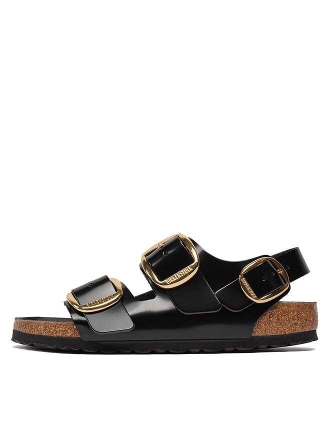 Birkenstock Sandały Birkenstock Milano Big Buckle 1024211 Czarny