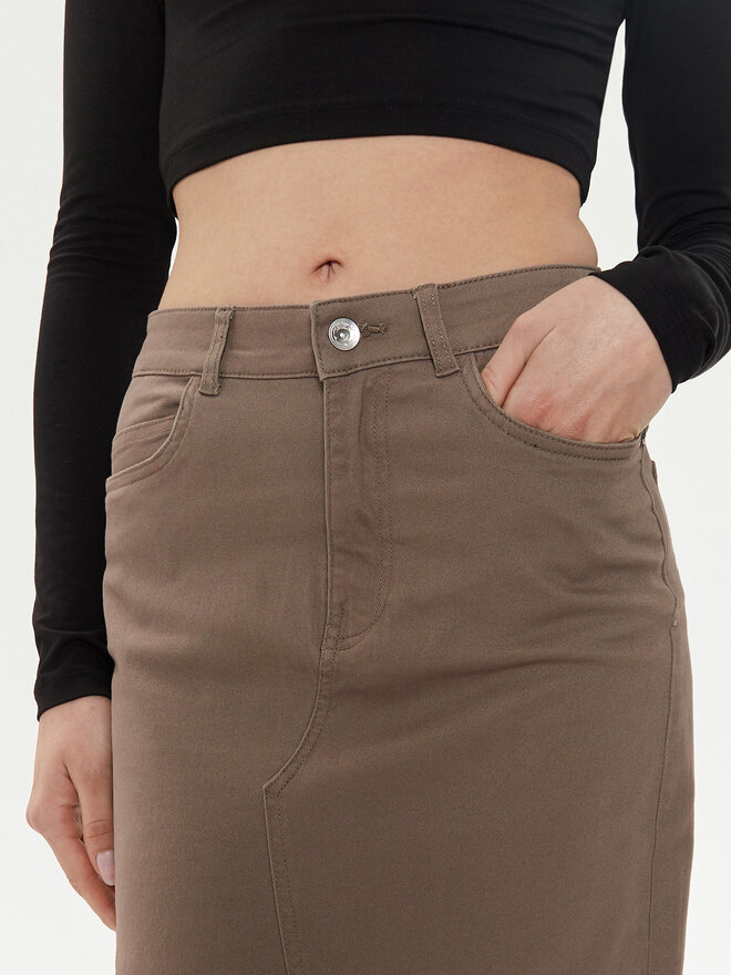 Gina Tricot Gina Tricot Marškinėliai 21287 Pilka Slim Fit