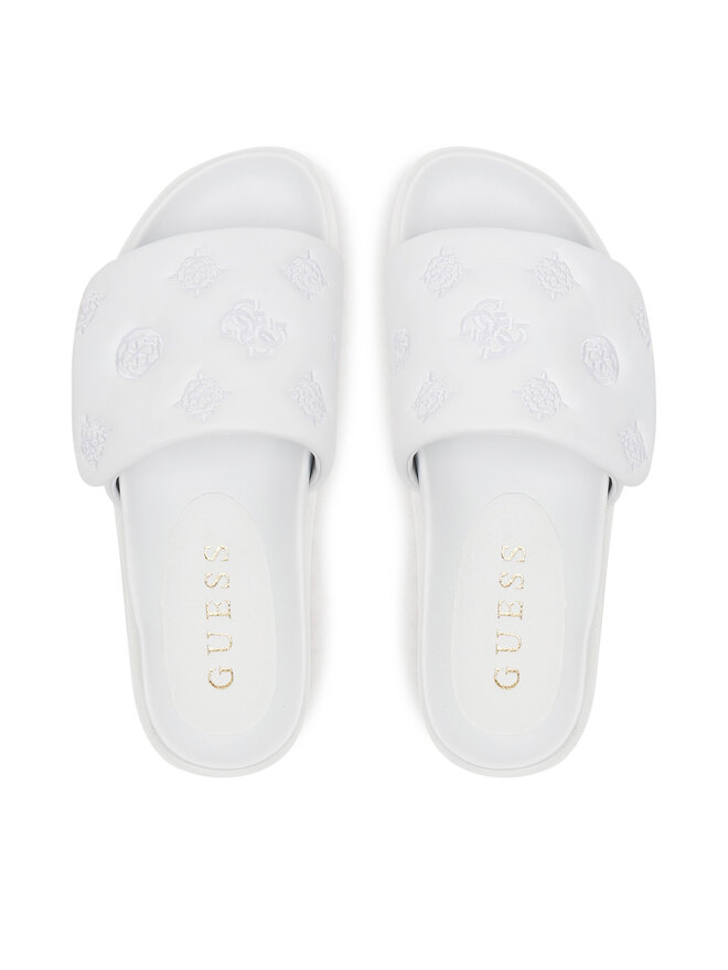 Guess Klapki Guess FLJFA2ELE19 Biały