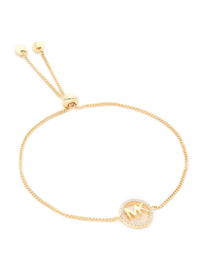 Michael Kors Гривна Michael Kors Logo Circle Slider MKC1246AN710 Златист