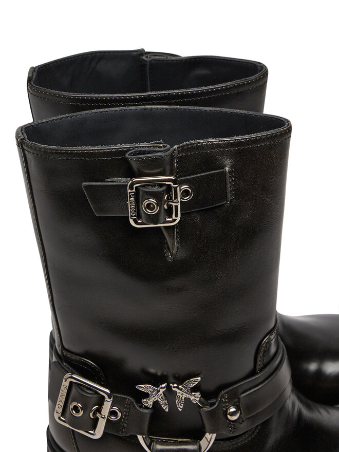 PINKO Polokozačky PINKO Alys 02 SD0155P056 Černá