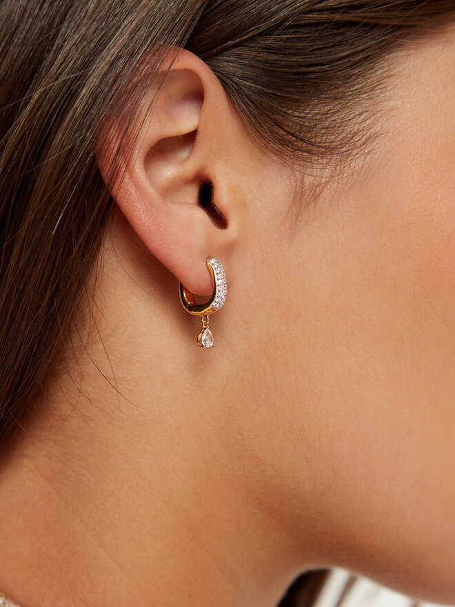 Guess Fülbevaló Guess JSBE04 506JW Arany