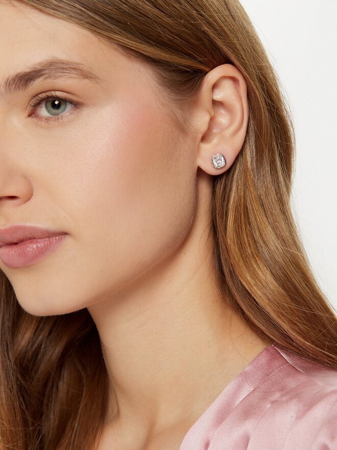 Swarovski Сережки Swarovski Birthstone 5661957 Срібний