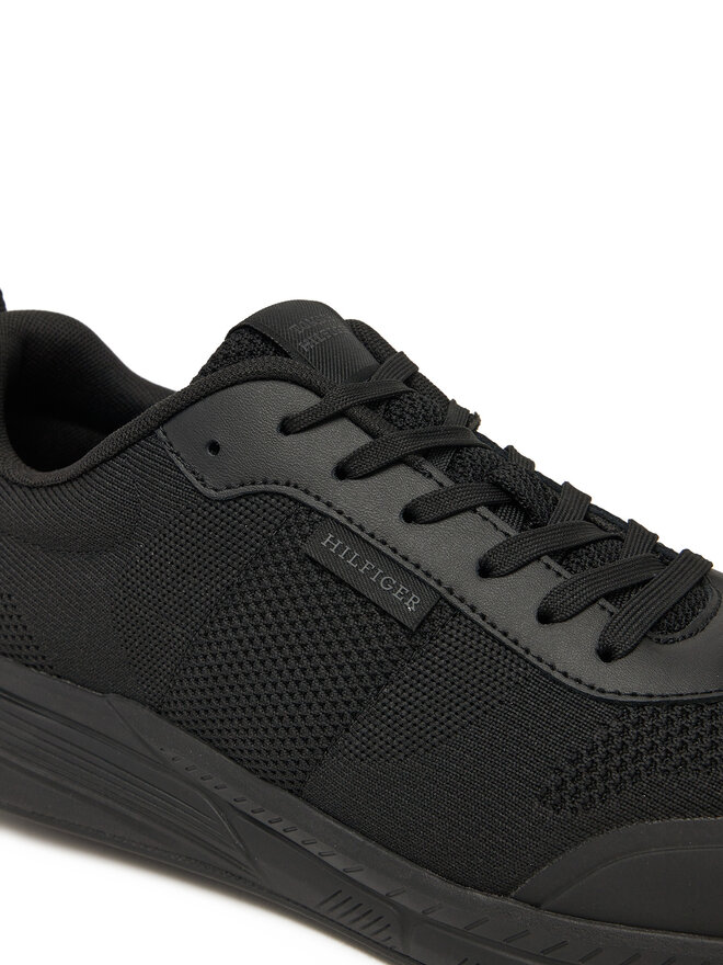 Tommy Hilfiger Sneakers Tommy Hilfiger Lightweight Modern Knit Runner FM0FM05326 Schwarz