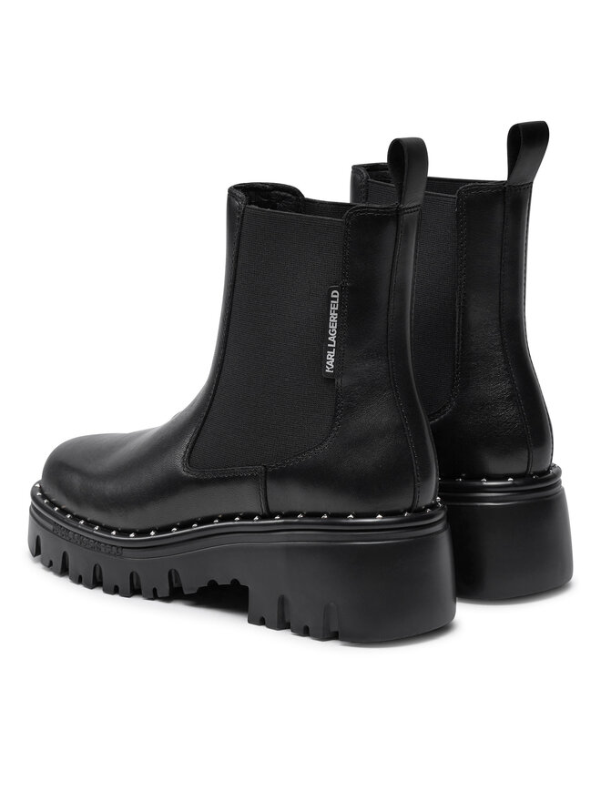 KARL LAGERFELD Боти тип челси KARL LAGERFELD KL45344 Черен