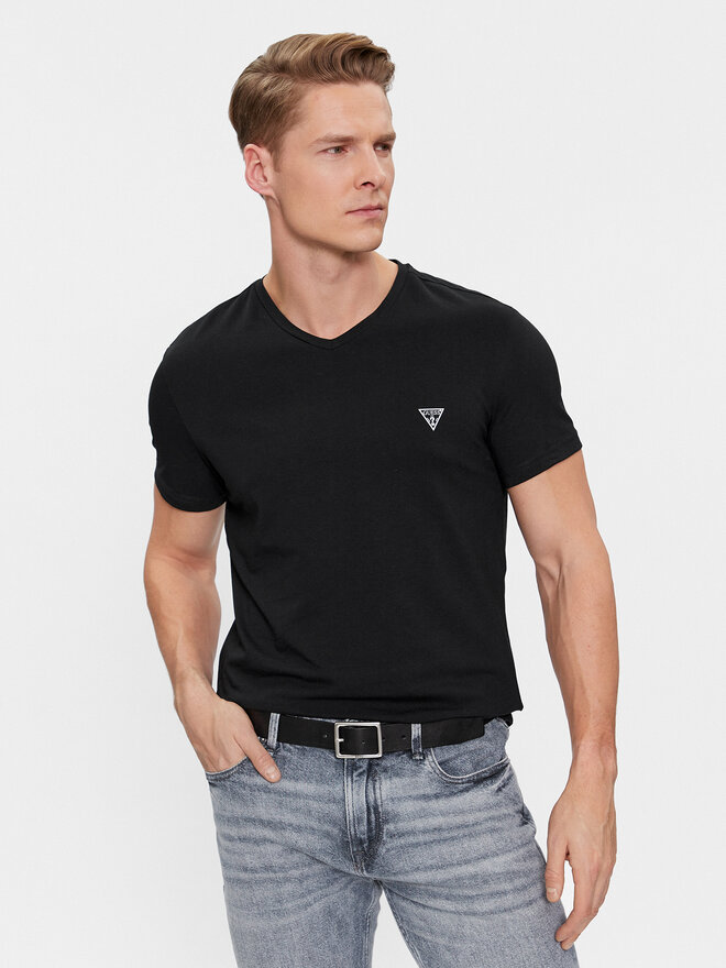 Guess Guess 2er-Set T-Shirts Caleb U97G03 KCD31 Schwarz Regular Fit