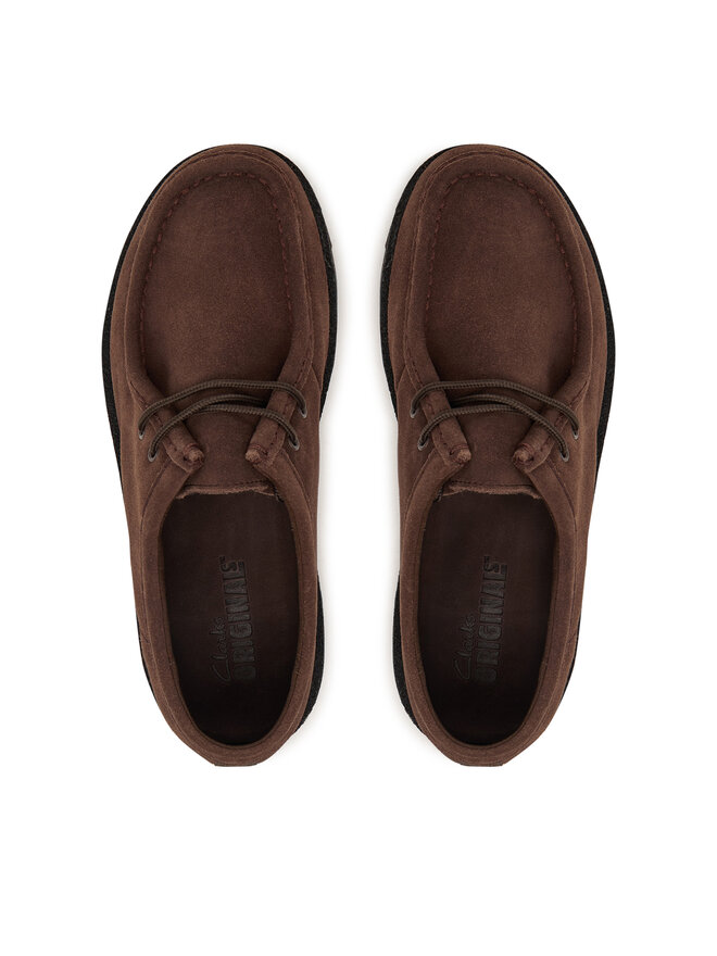 Clarks Halbschuhe Clarks Meare Walla 26182840 Dunkelbraun