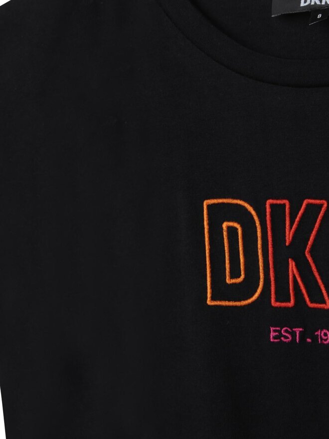 DKNY DKNY Футболка D35S82 S Чорний Regular Fit