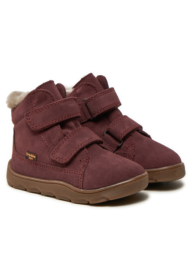 Froddo Ботуши Froddo Zeru Tex Furry Barefoot G2110149-5 S Червен