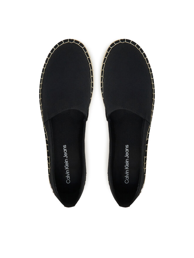 Calvin Klein Jeans Alpargatas Calvin Klein Jeans Flatform Esdparille Mg/Hdw YW0YW01737 Negro